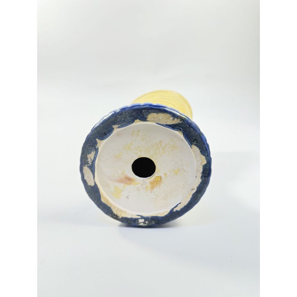 Elevated Centerpiece Compote Vase Planter Majolica Minton Style Shell Nautilus - Picture 14 of 14